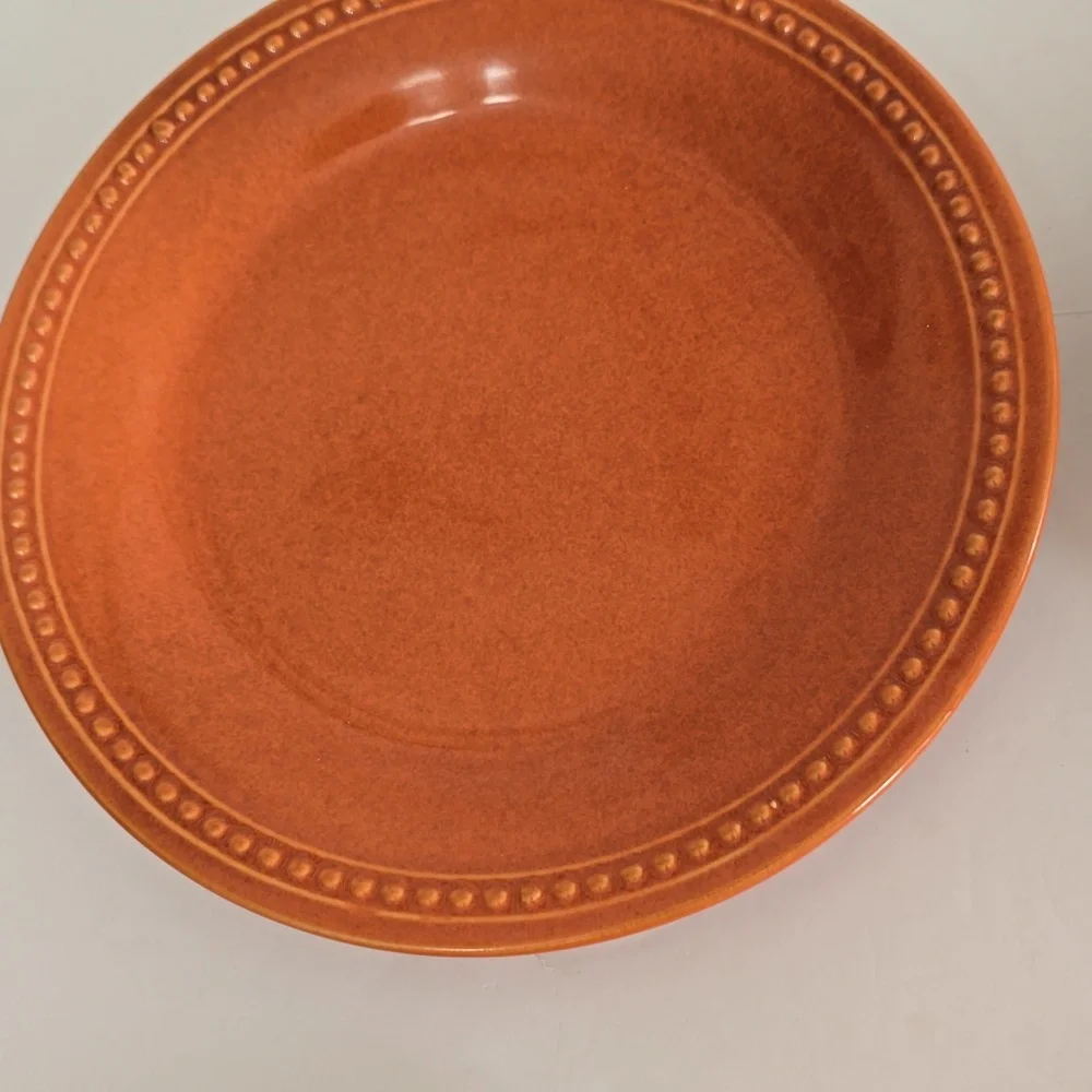New Pier 1 Imports Set Of 4 Salad Plates Stoneware Nutmeg